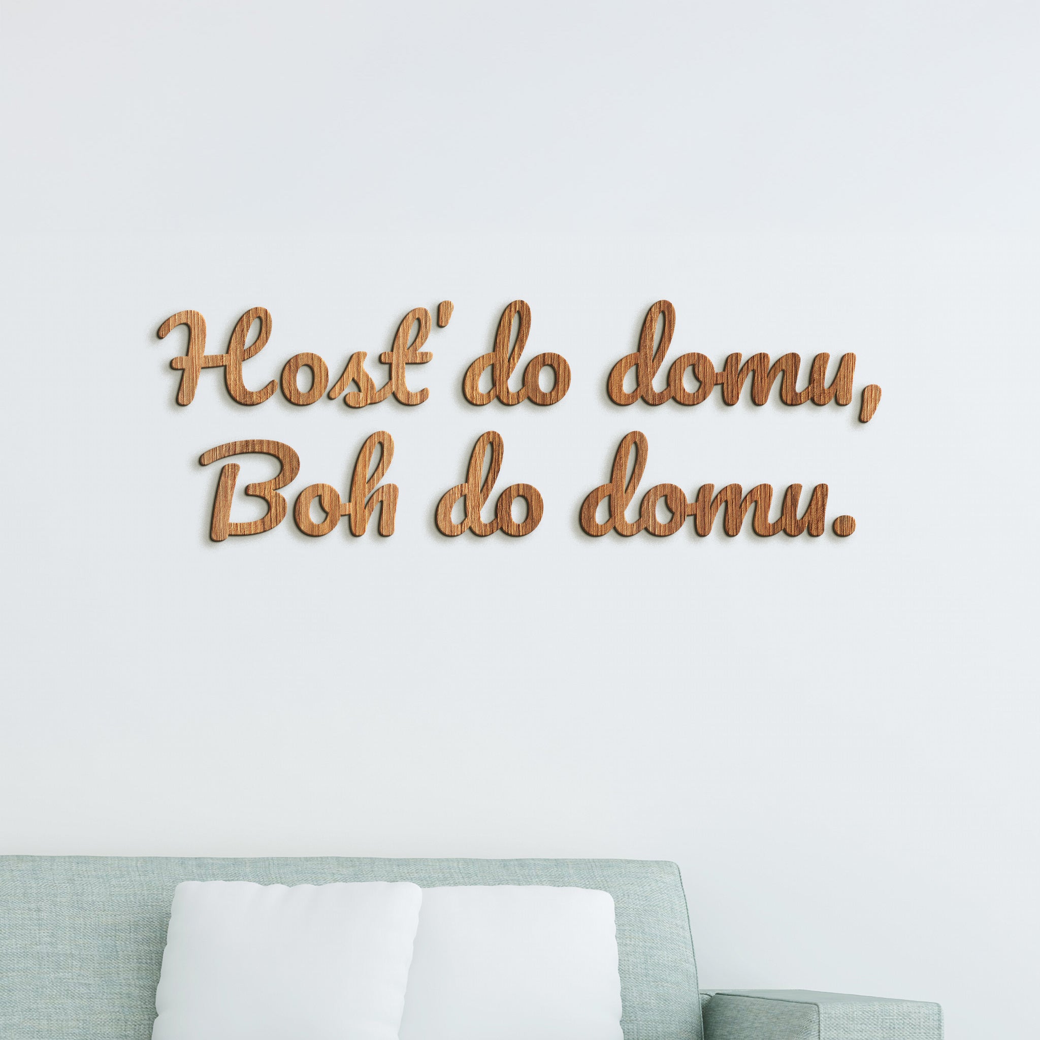 Citát na stenu Hosť do domu, Boh do domu