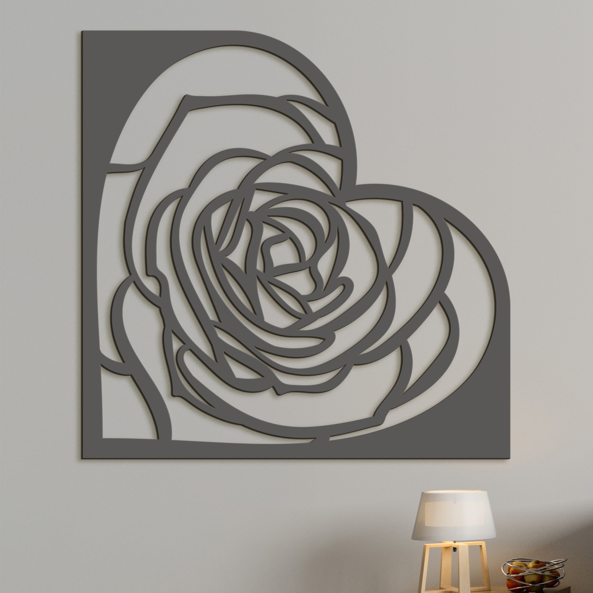 Dekoracia na stenu Rose