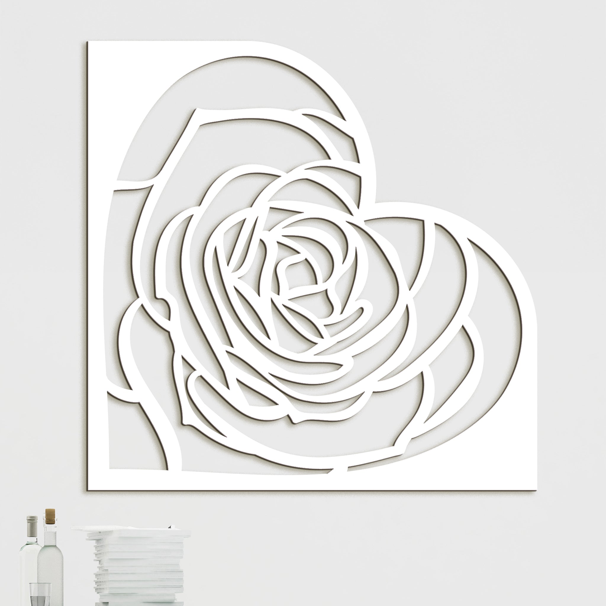 Dekoracia na stenu Rose