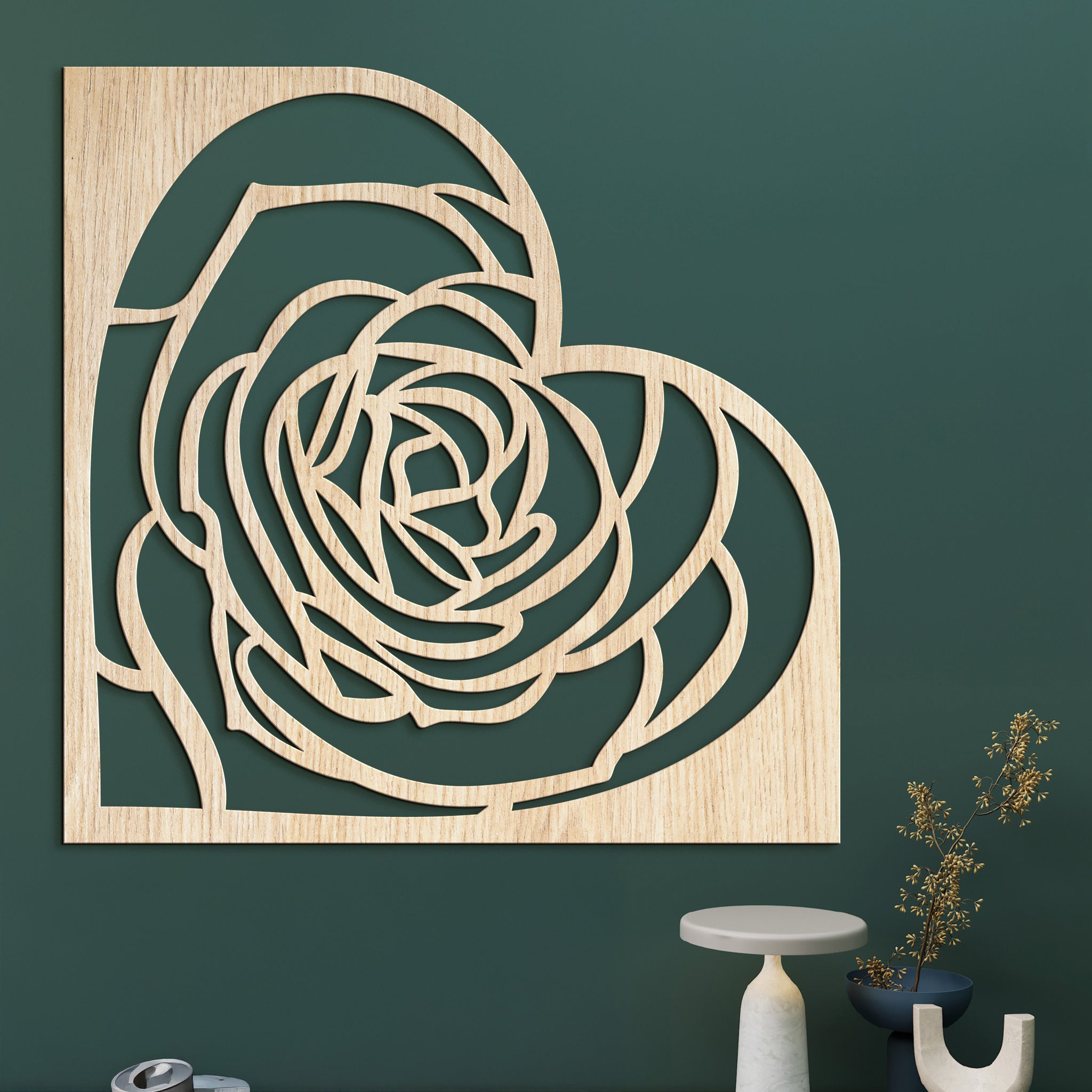 Dekoracia na stenu Rose