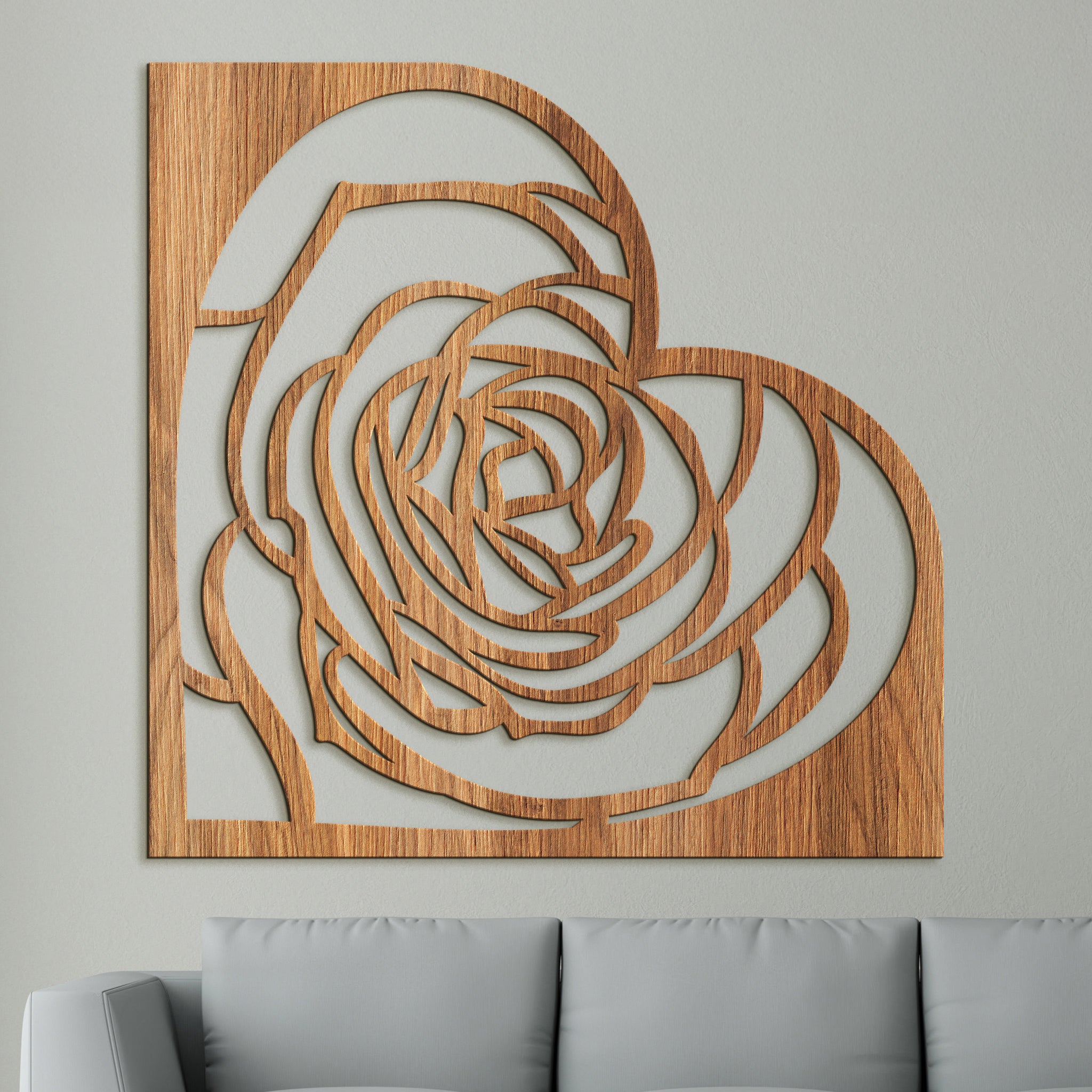 Dekoracia na stenu Rose