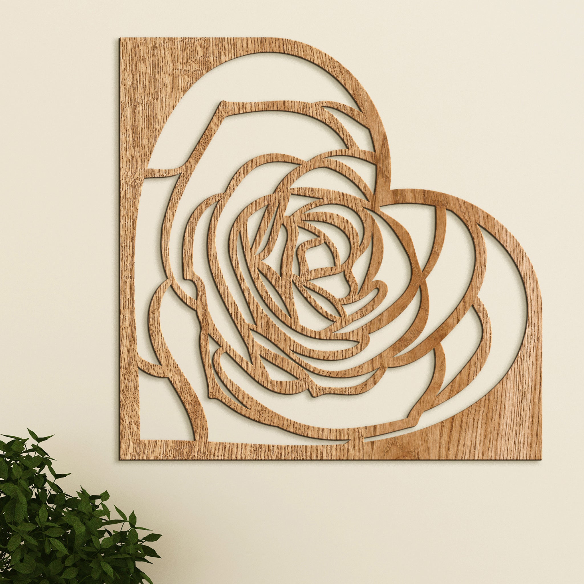Dekoracia na stenu Rose