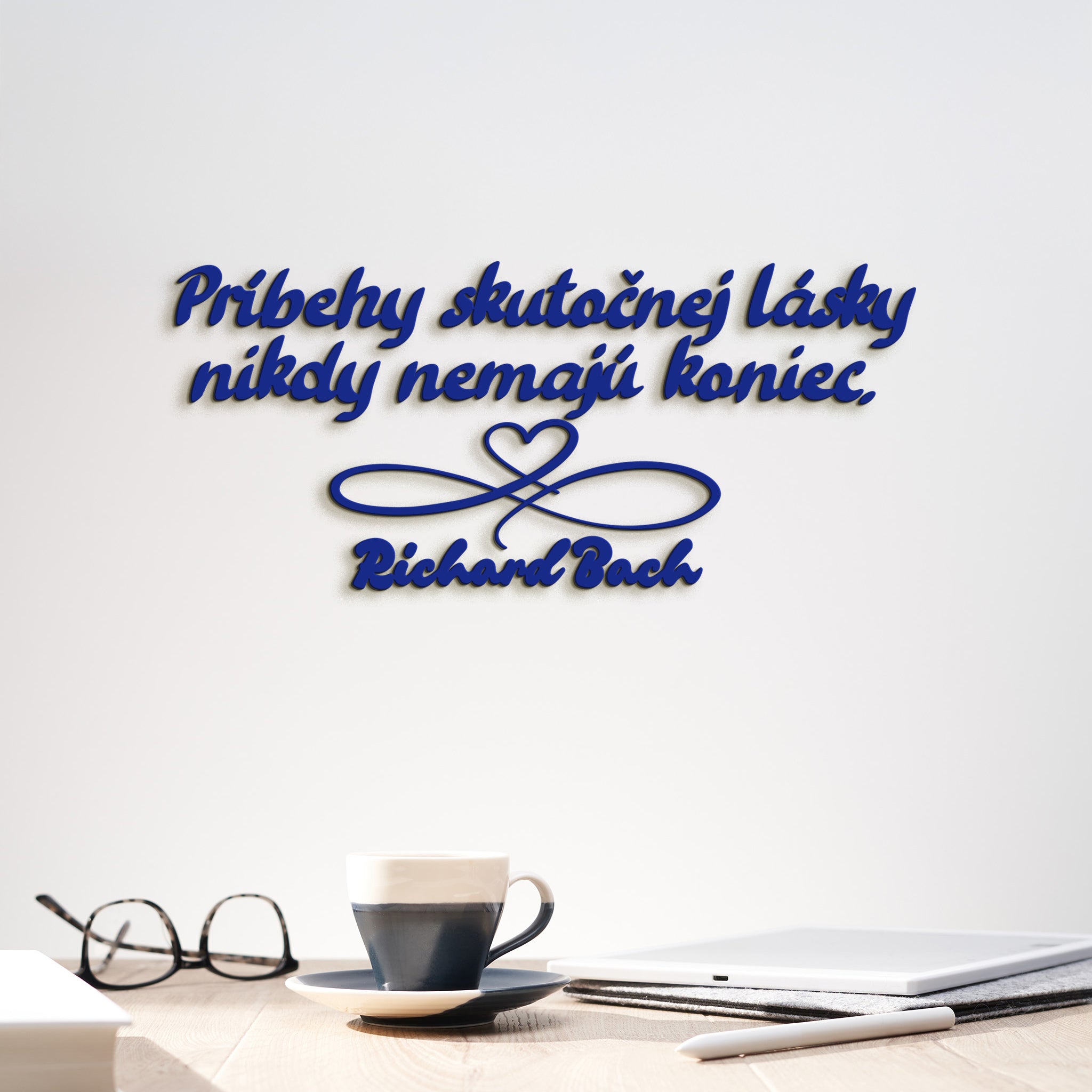 Drevený citát Príbehy skutočnej lásky
