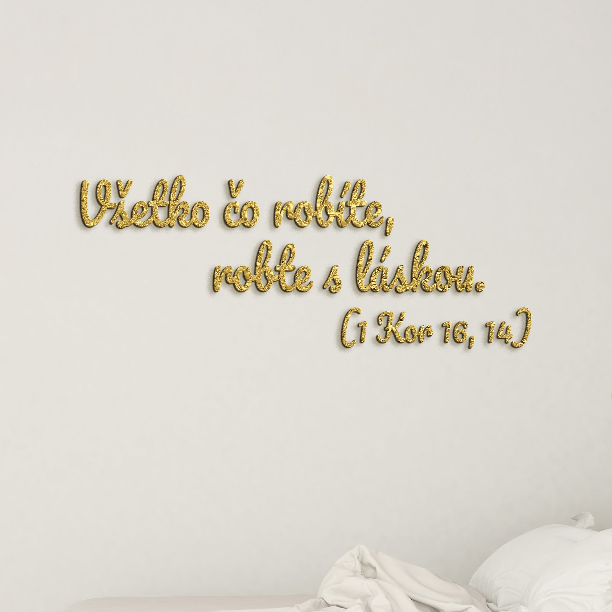Drevený citát Všetko čo robíte, robte s láskou