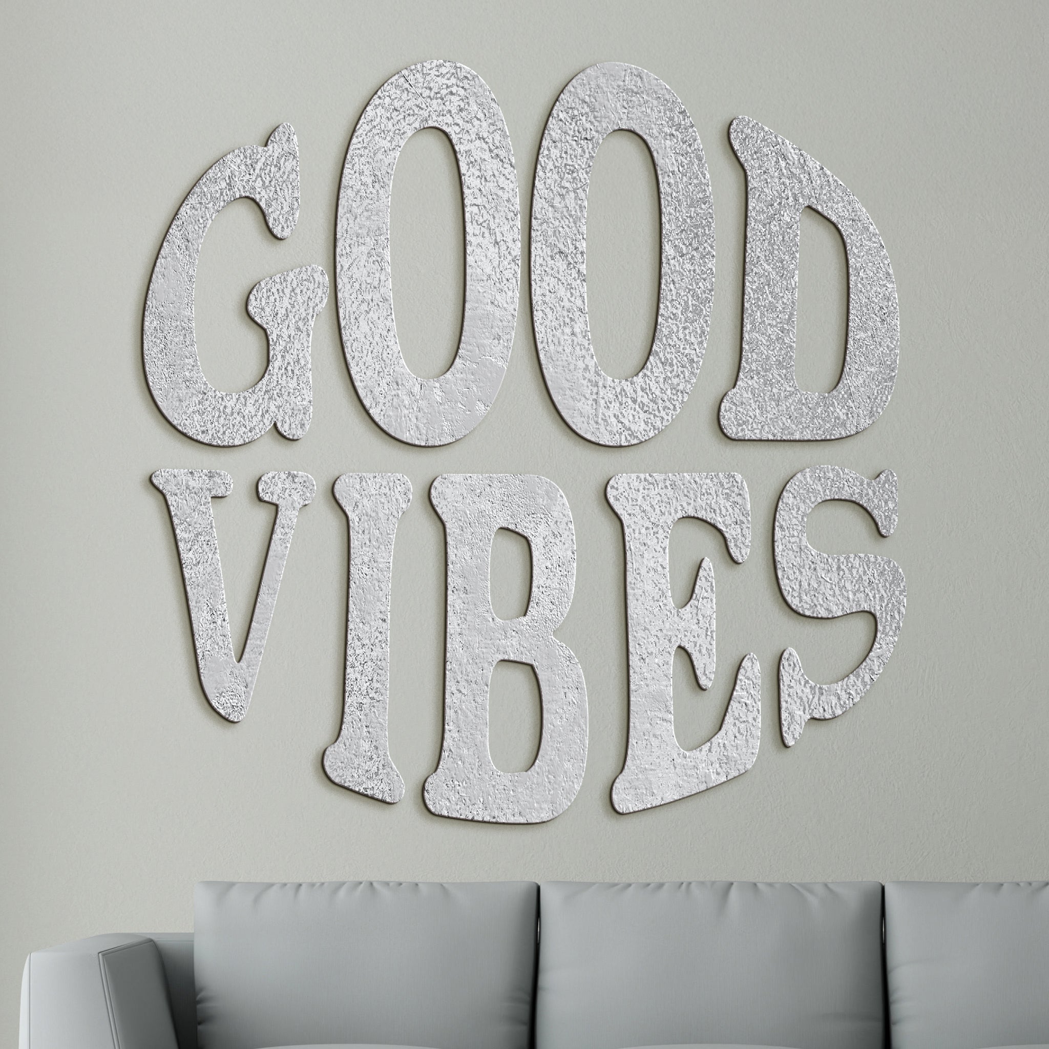 Drevený nápis GOOD VIBES