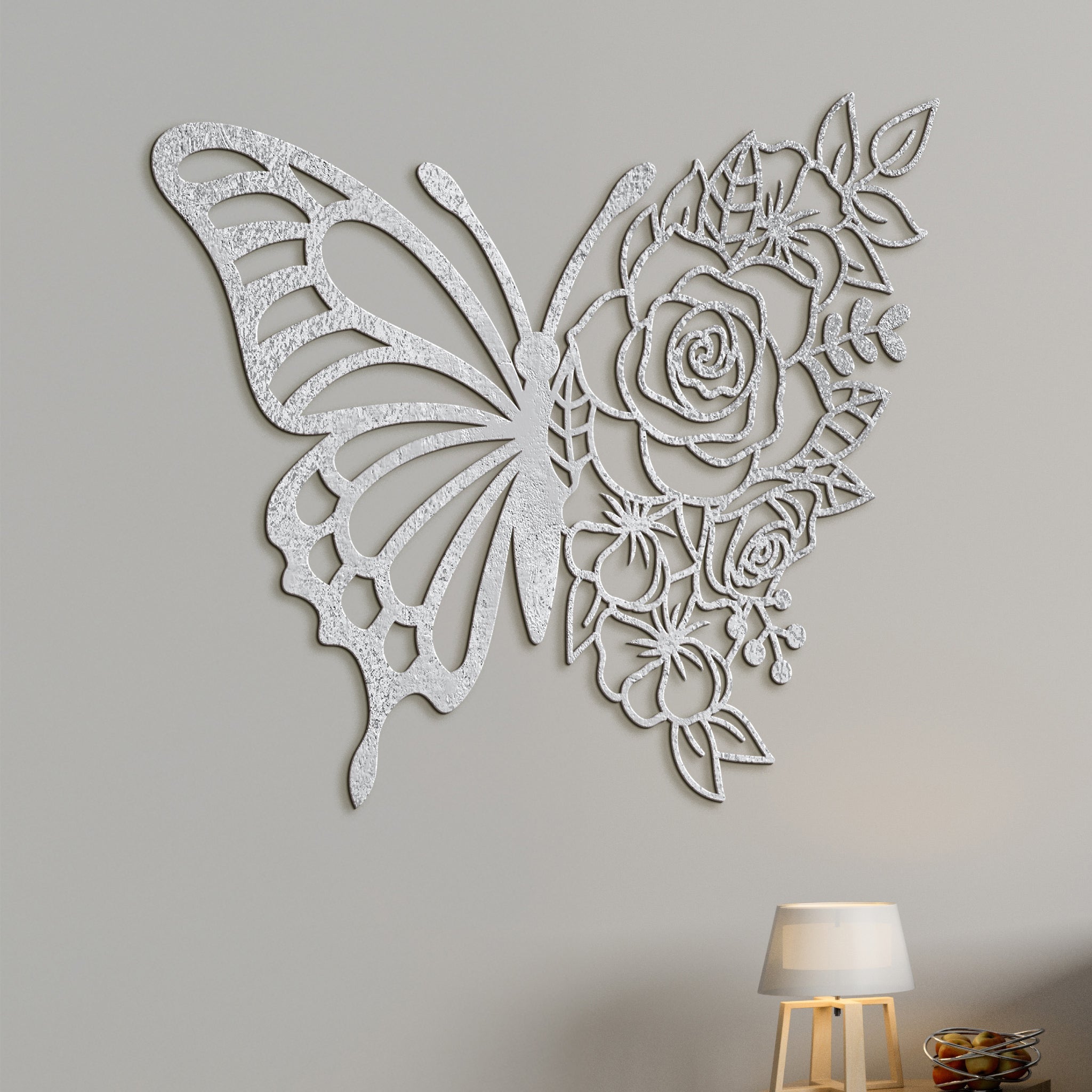 Dreveny obraz Motyl