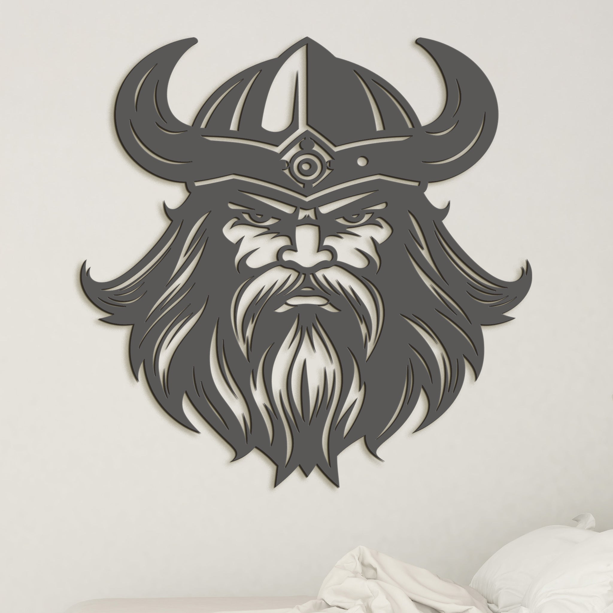 Dreveny obraz Viking