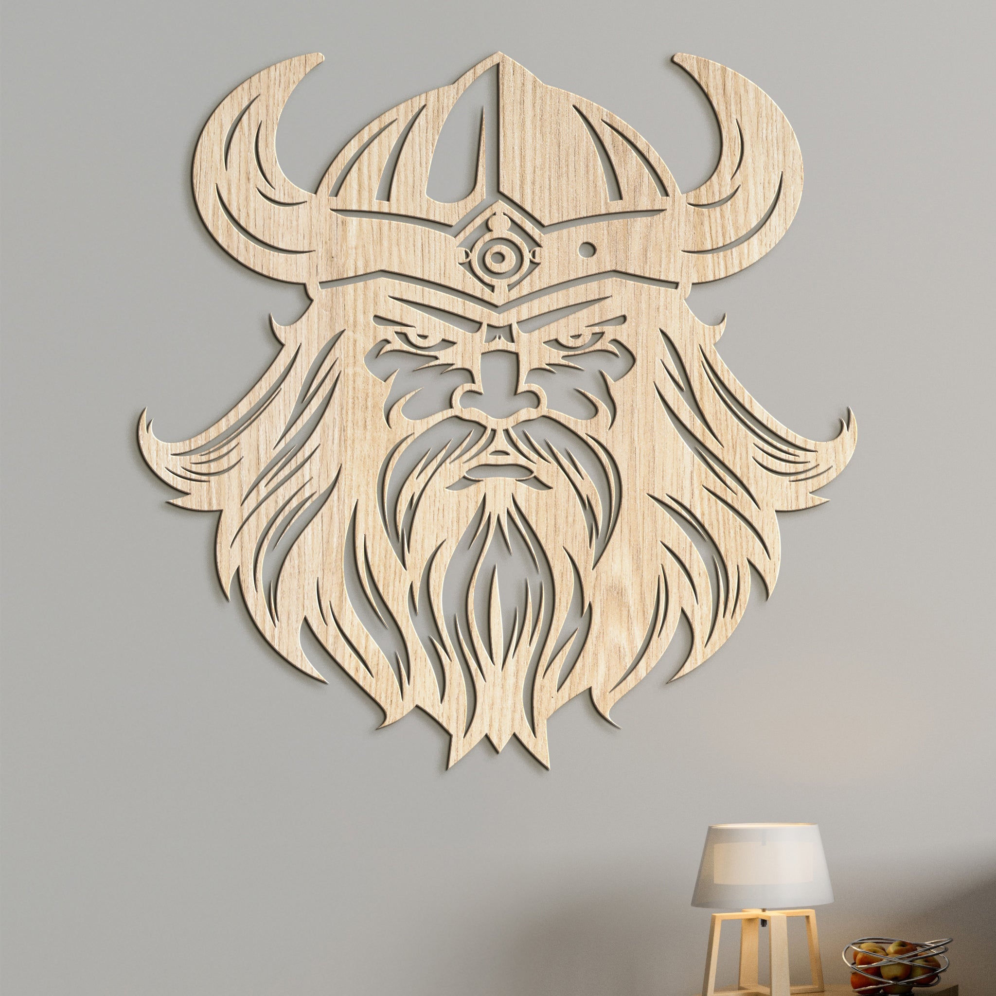 Dreveny obraz Viking