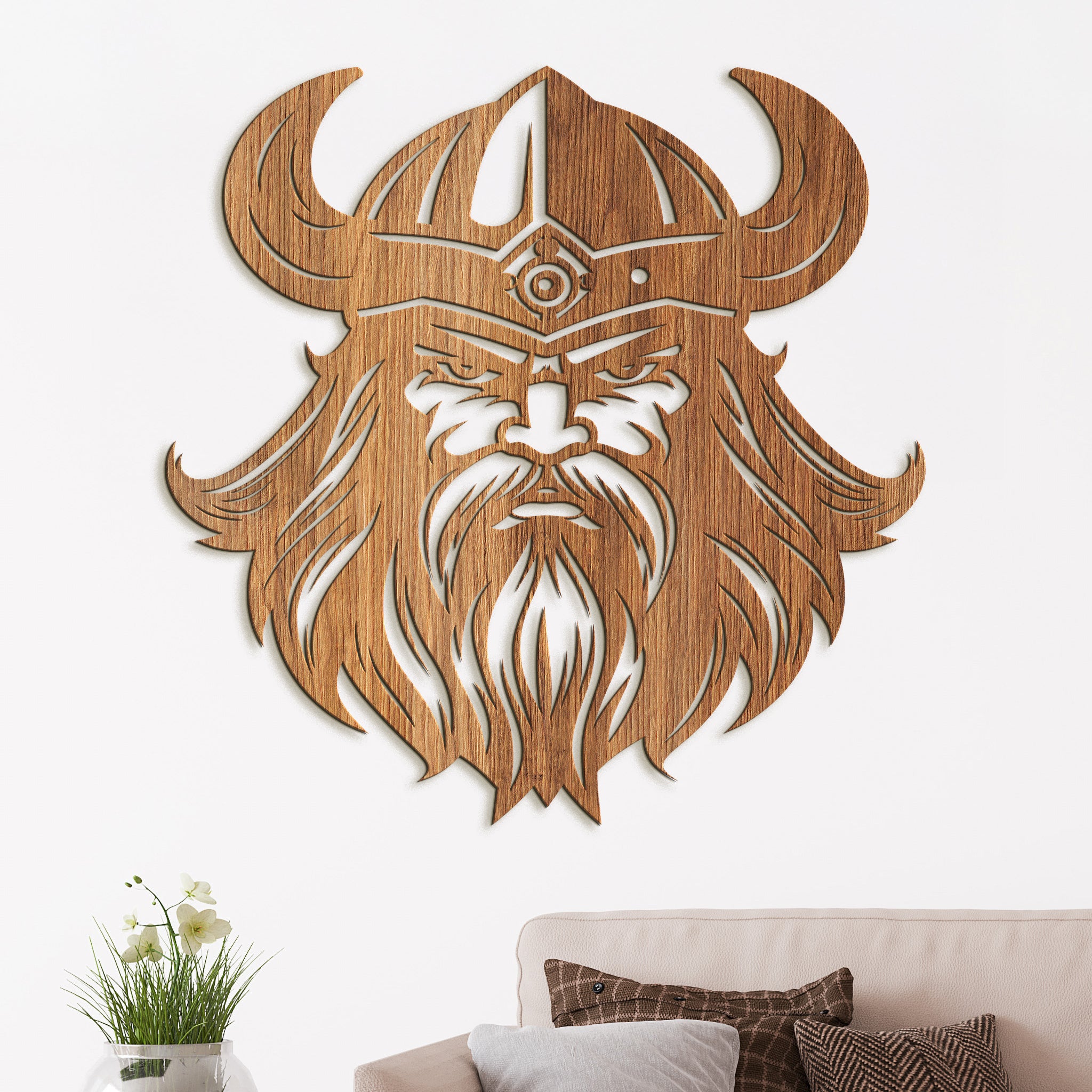 Dreveny obraz Viking