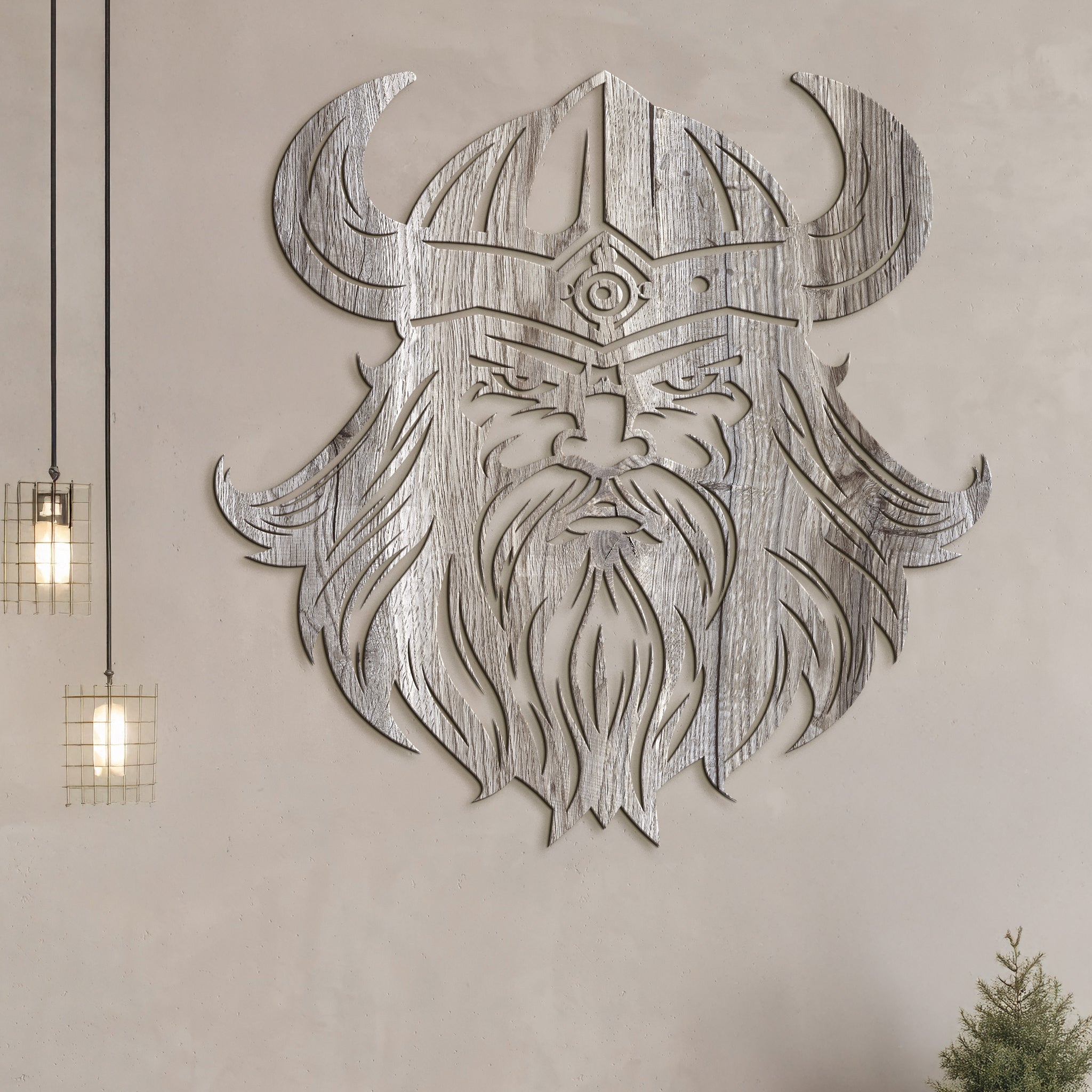 Dreveny obraz Viking