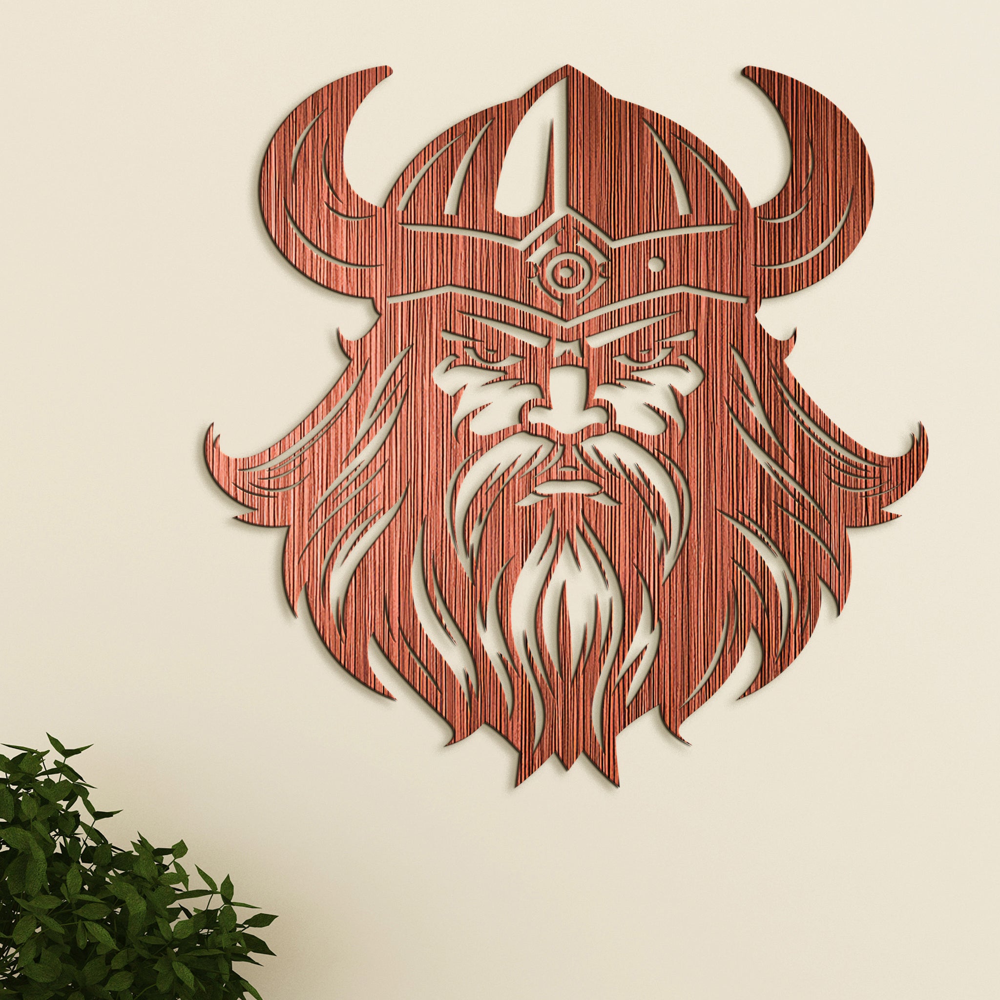 Dreveny obraz Viking
