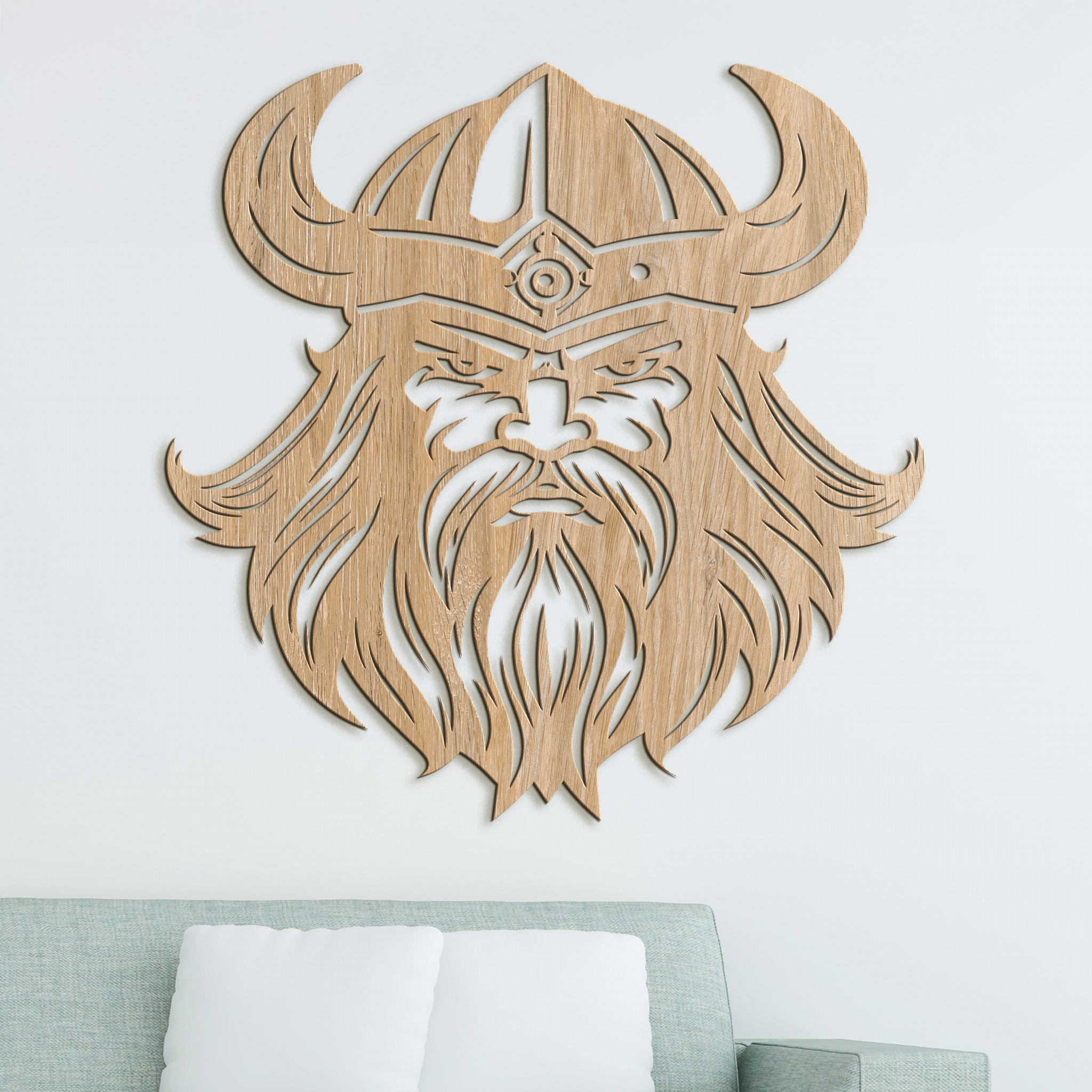 Dreveny obraz Viking