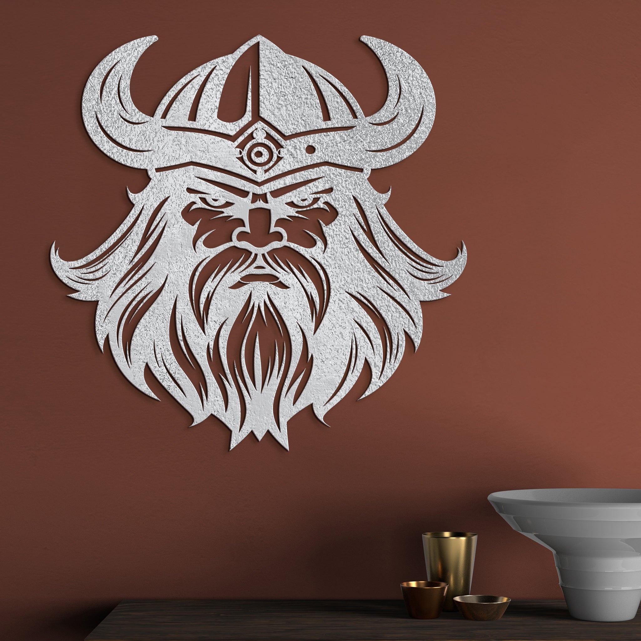 Dreveny obraz Viking