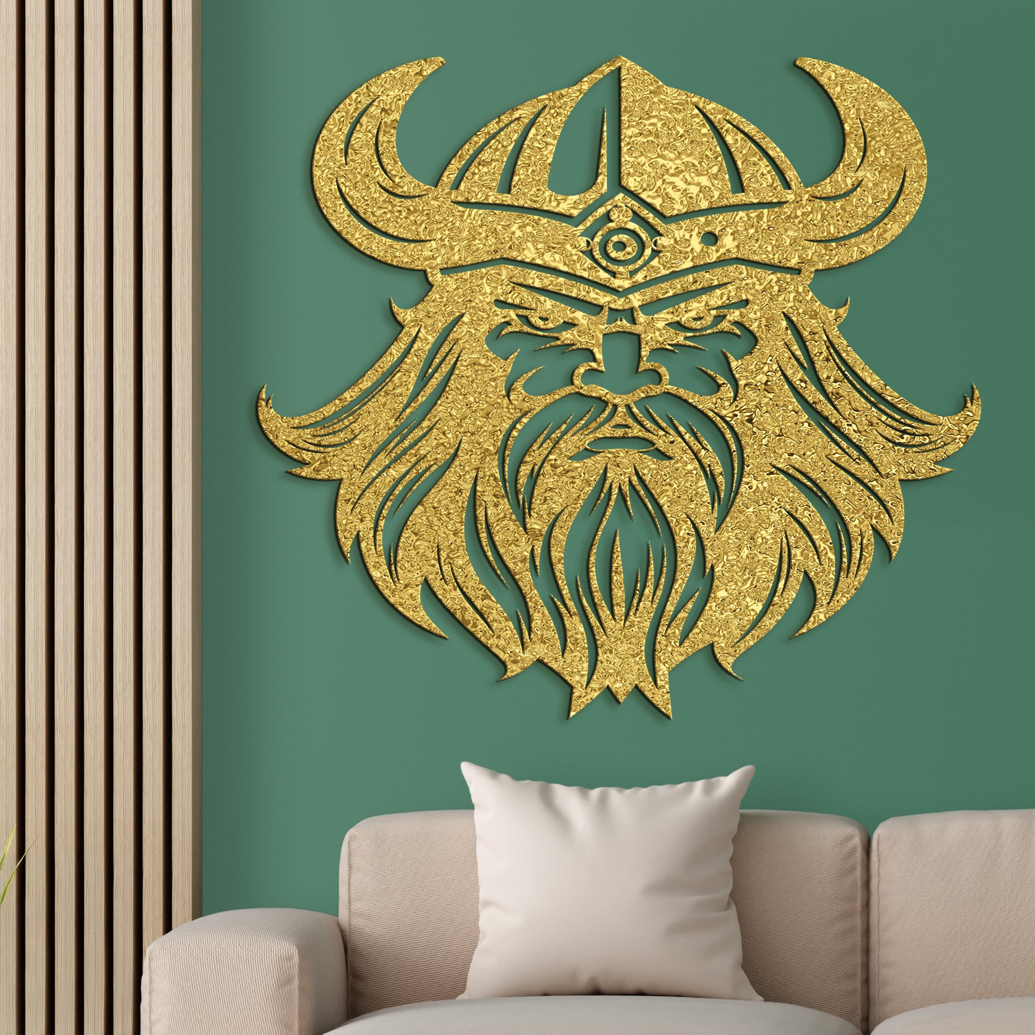 Dreveny obraz Viking