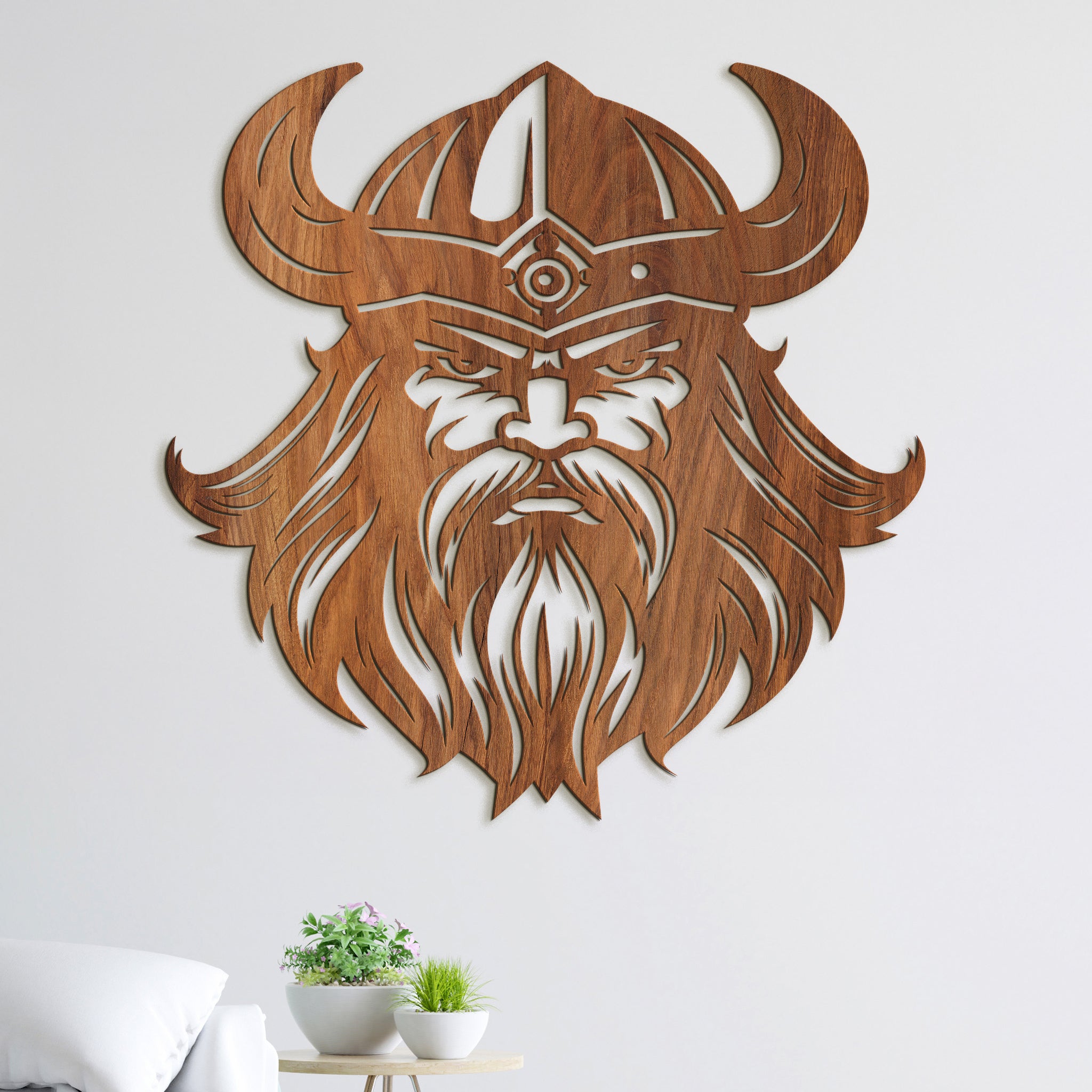 Dreveny obraz Viking