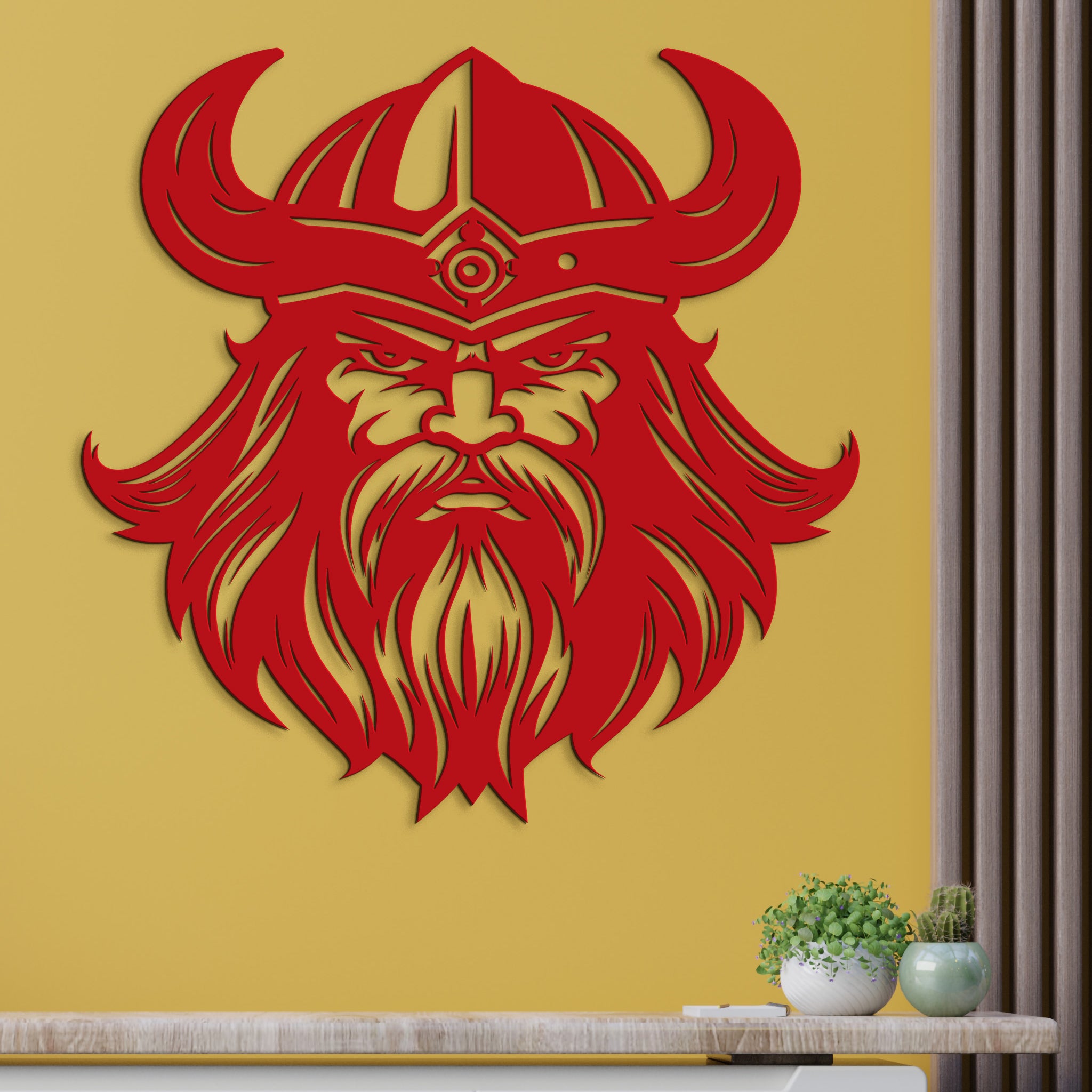 Dreveny obraz Viking