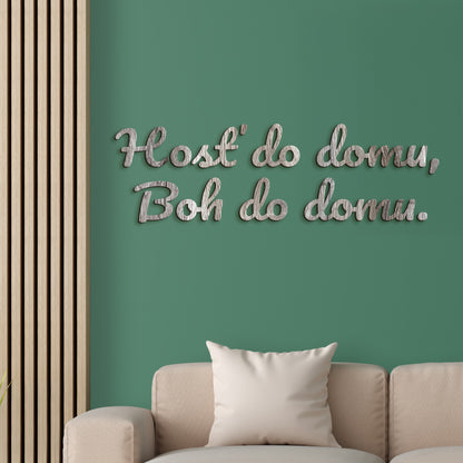 Citát na stenu Hosť do domu, Boh do domu