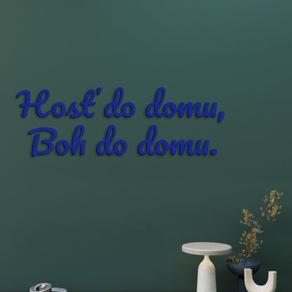 Citát na stenu Hosť do domu, Boh do domu