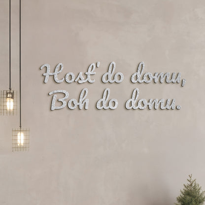 Citát na stenu Hosť do domu, Boh do domu