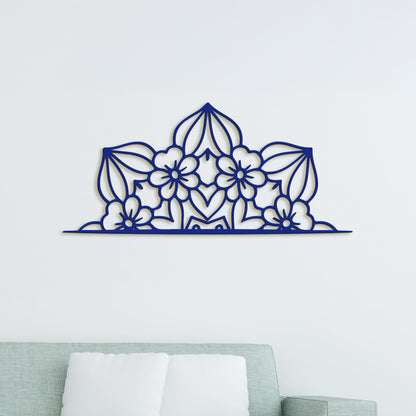 Drevená mandala polkruh CROWN