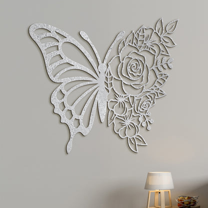 Dreveny obraz Motyl