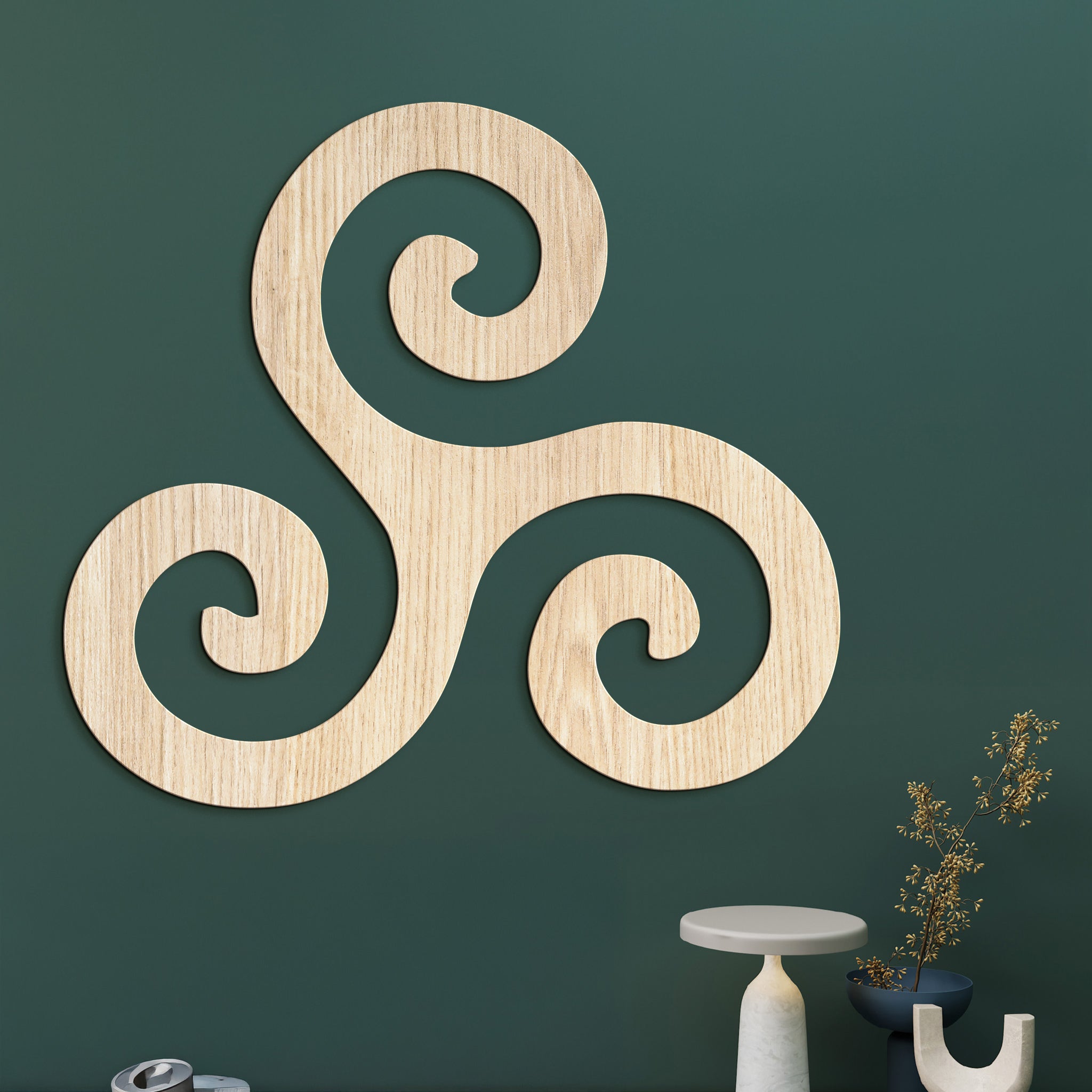 Drevený obraz Symbol rovnováhy