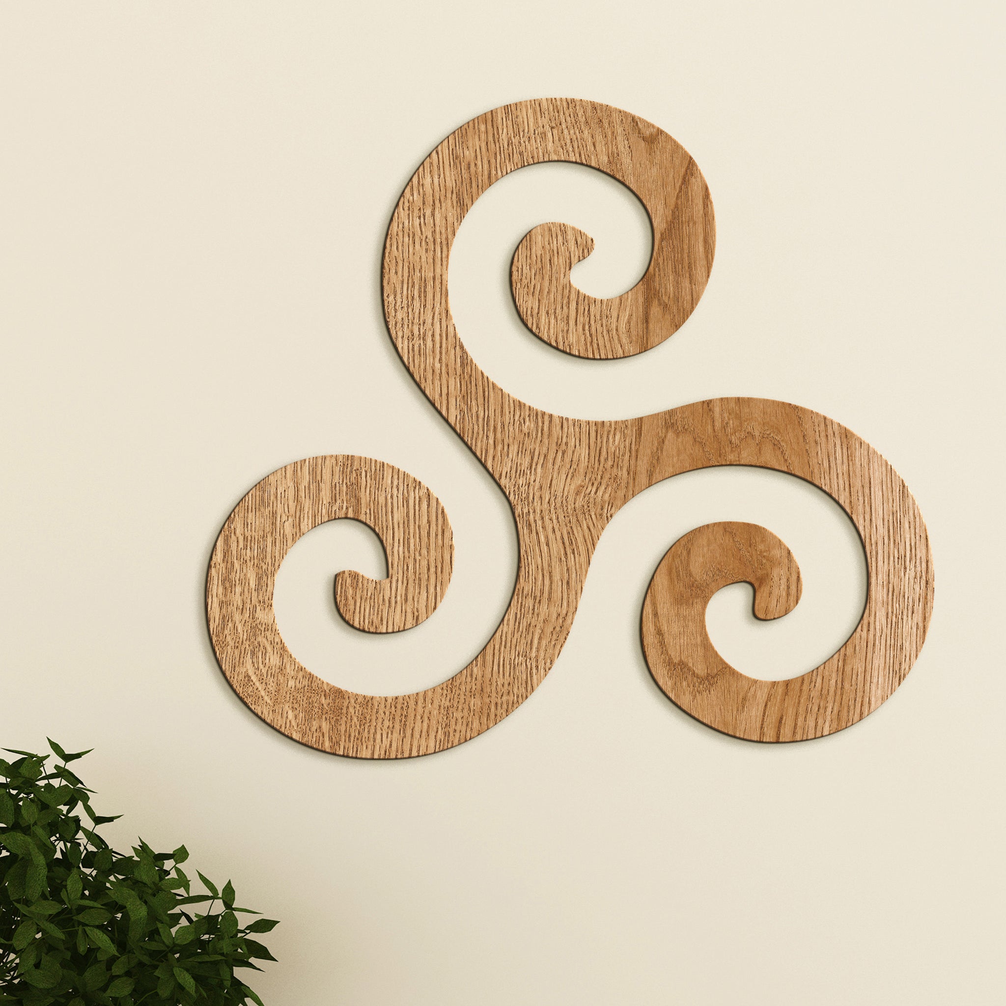 Drevený obraz Symbol rovnováhy