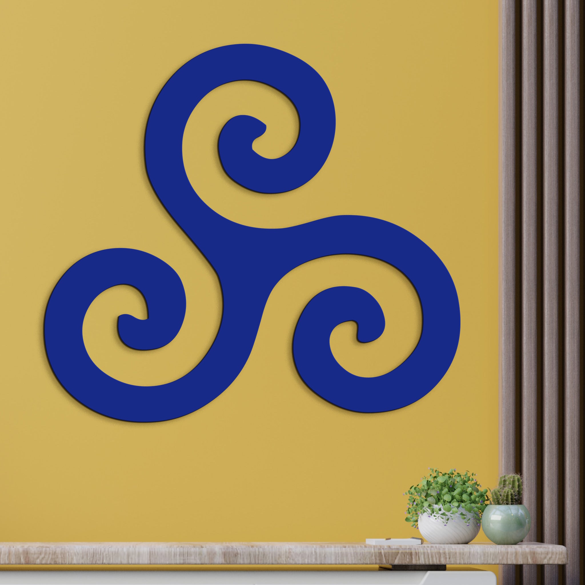 Drevený obraz Symbol rovnováhy