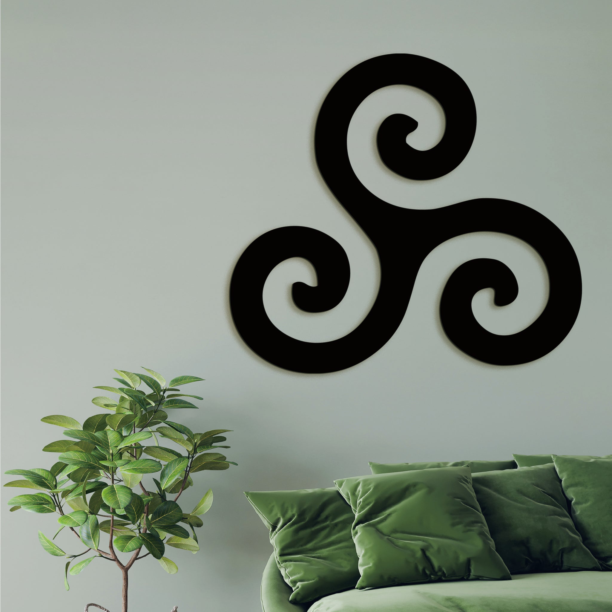 Drevený obraz Symbol rovnováhy