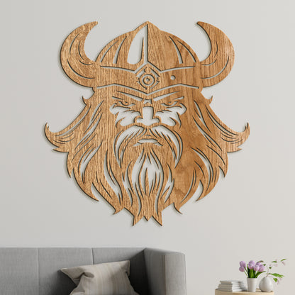 Dreveny obraz Viking