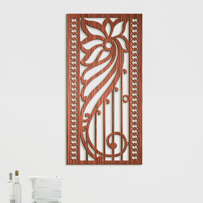 Kvetinova mandala na stenu
