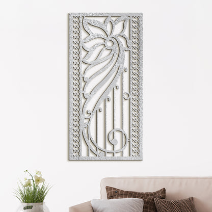 Kvetinova mandala na stenu