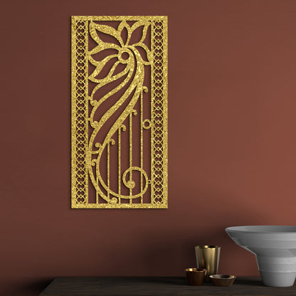 Kvetinova mandala na stenu