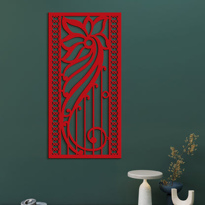 Kvetinova mandala na stenu